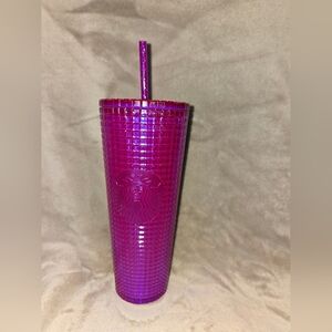 Starbucks Pink Tumbler with Straw